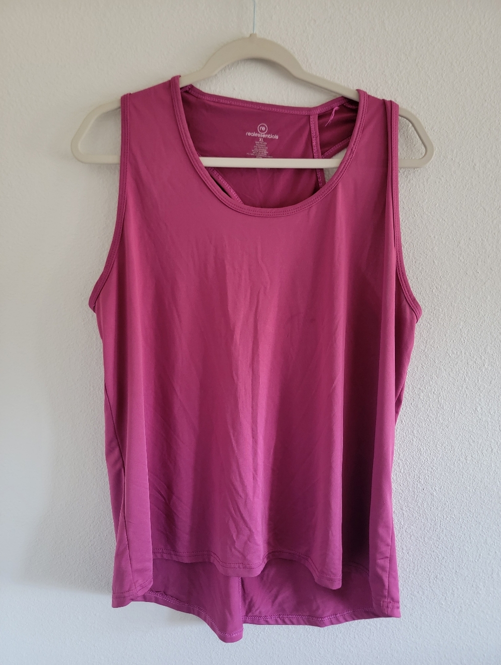 BOGO Real Essentials Purple/Pink Crossback Keyhole Athletic Tank Top Size XL